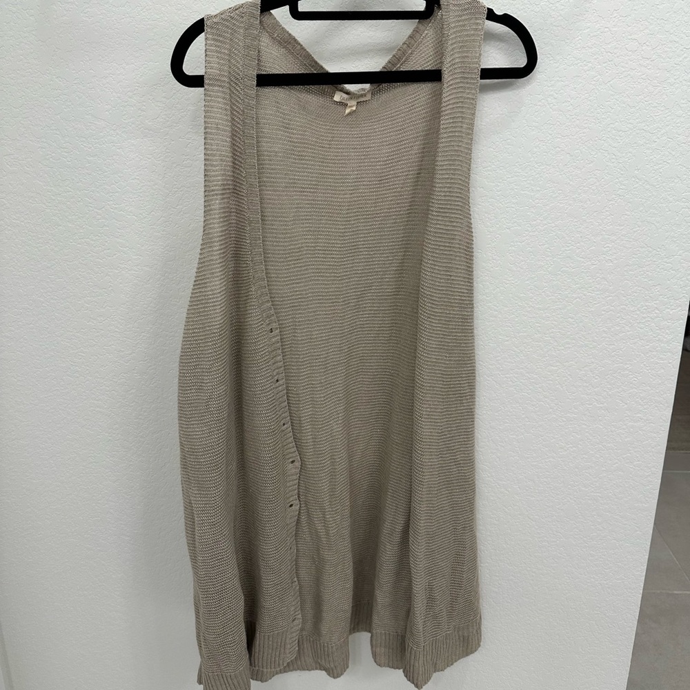 Eileen fisher vest cardigan - L - GUC